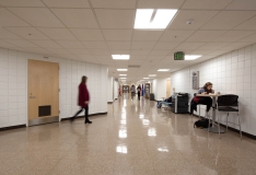 HENRY ADAMS provided the electrical engineering design for the lighting renovation in the academic building.